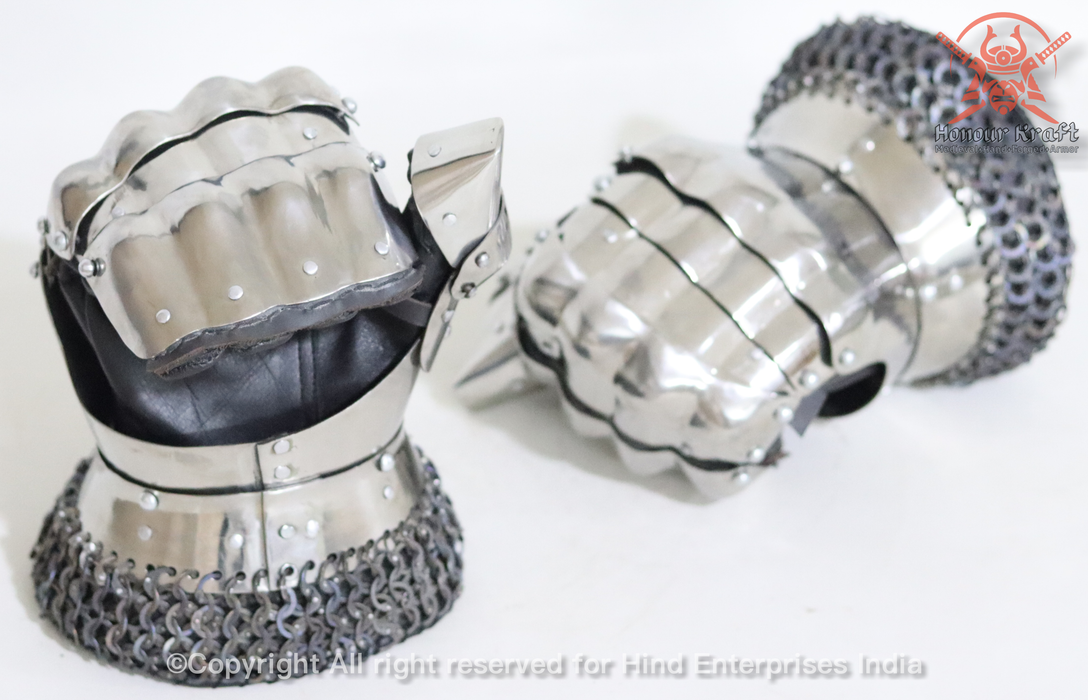 titanium khorasan gauntlets buhurt armor