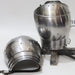 articulated medieval shoulder armor for combat