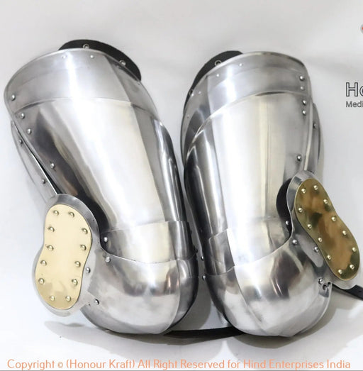 german augsburg thigh and knee armor for buhurt