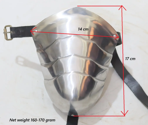 steel groin guard, buhurt groin protection, medieval groin armour, men’s personal protection armour, SCA groin guard, combat groin guard steel, tempered steel groin guard, stainless steel groin protection, mild steel groin armour, mirror finish groin guard, blackened groin guard, buff finish armour parts, historical combat protection, Honour Kraft groin armour, medieval fighting gear, groin armour parts, men’s armour guard, full contact armour, battlefield personal protection 
