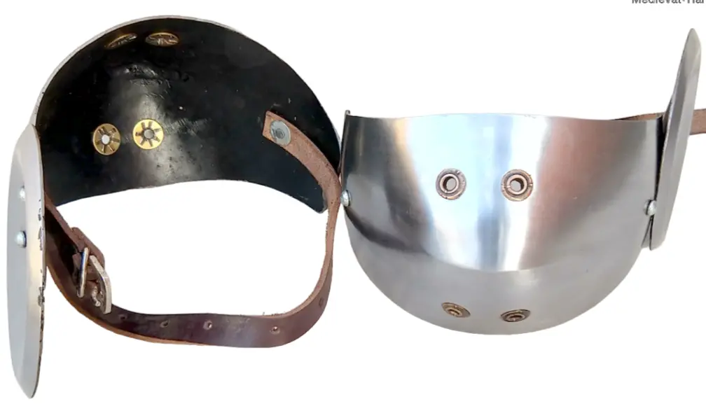 steel elbow armour, medieval elbow protection, buhurt elbow cops, SCA elbow armour, HMB elbow guard, custom elbow armour, Honour Kraft armour, battle-ready elbow cops, tempered steel elbow protection, adjustable elbow armour