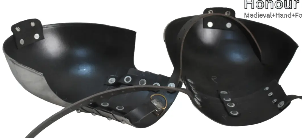 historical medieval shoulder armor for combat