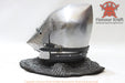 sca legal french bascinet helmet
handmade houndskull bascinet steel helmet
full contact french bascinet houndskull