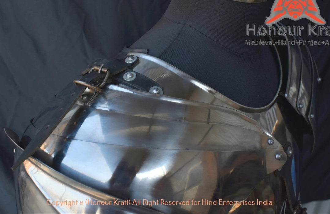 Medieval MMA cuirass armor with pauldrons