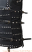 Four segment brigandine armor adjustable leather straps