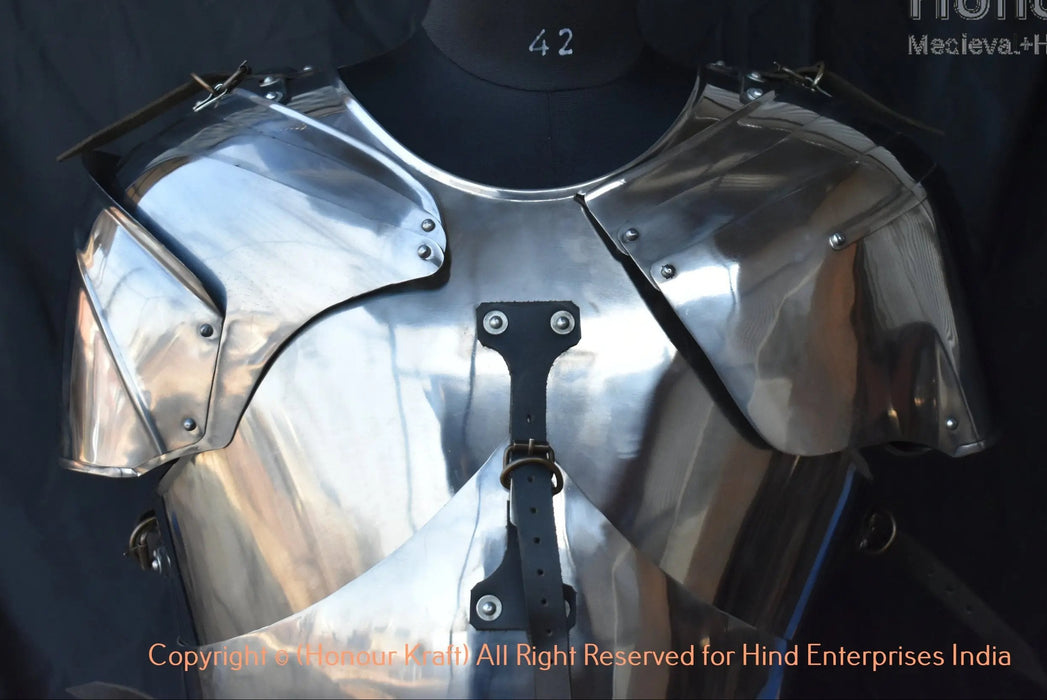Steel cuirass armor for buhurt hmb combat