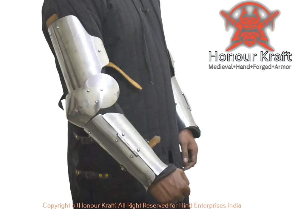 buhurt floating arm armor with elbow cops