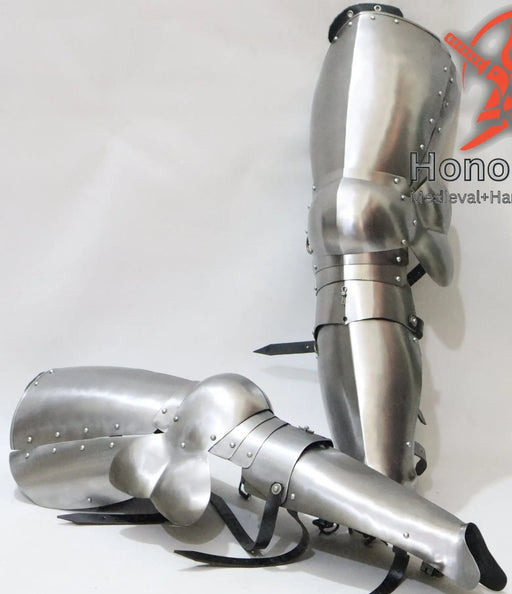 buhurt full leg armor steel construction