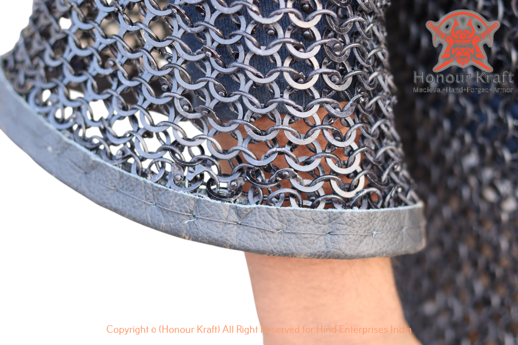medieval chain mail shirt for living history events