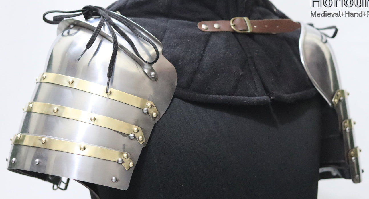 buhurt approved italian shoulder armor plate