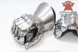 SCA combat mitten gauntlets segmented plates
handcrafted katterpillar steel hand armor