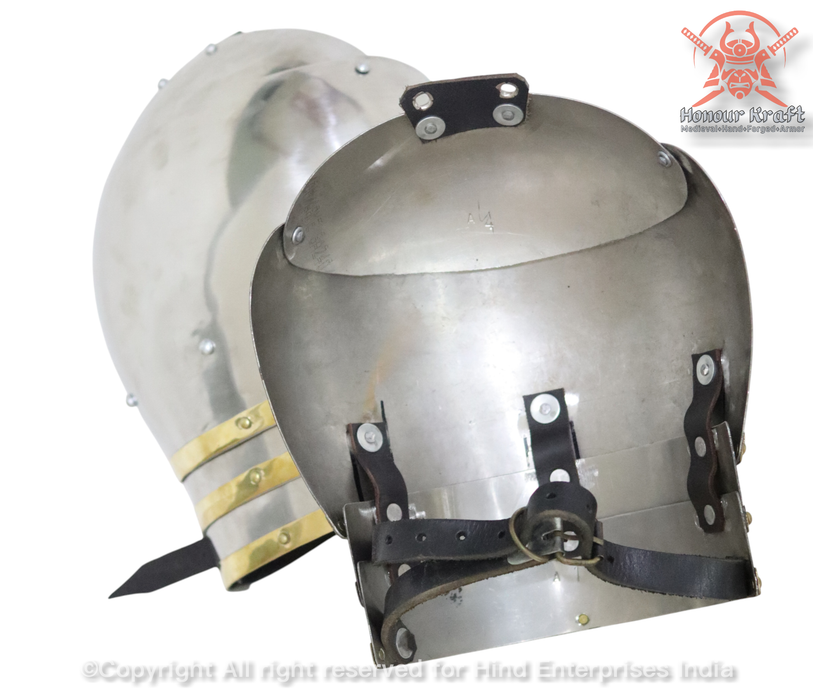 medieval pauldrons for brigandine armor