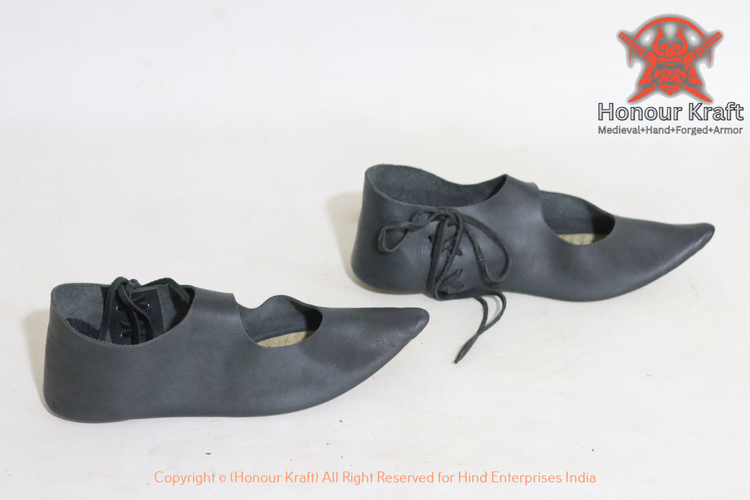 early medieval haithabu shoes leather reproduction
