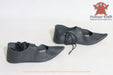 early medieval haithabu shoes leather reproduction