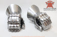 medieval katterpillar hand protection mittens
flexible plate gauntlets for buhurt combat