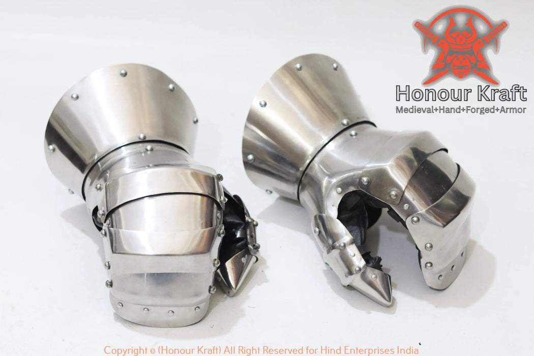 HMB Tristan steel mitten gauntlets