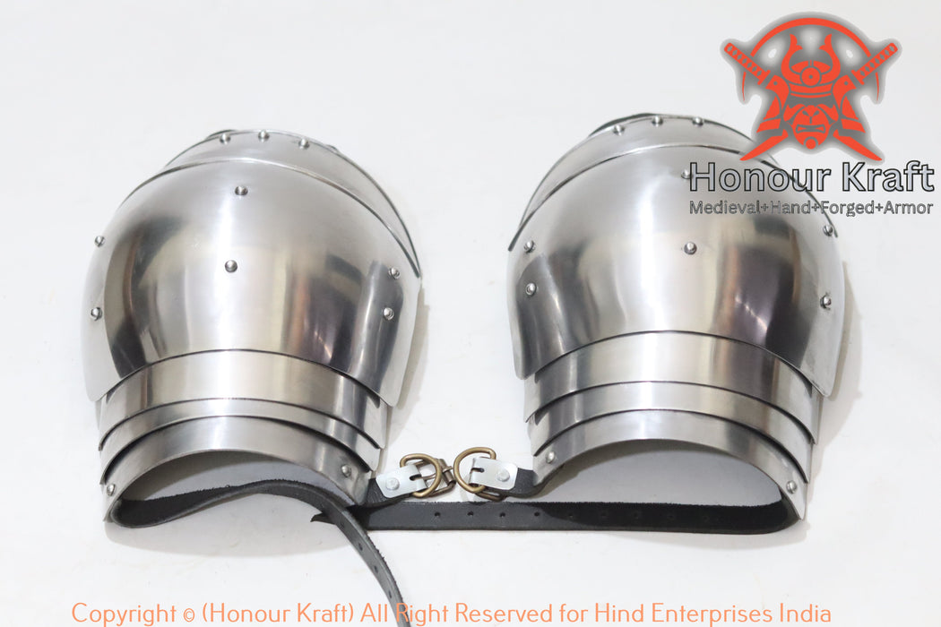 steel pauldrons for hmb armored fighting