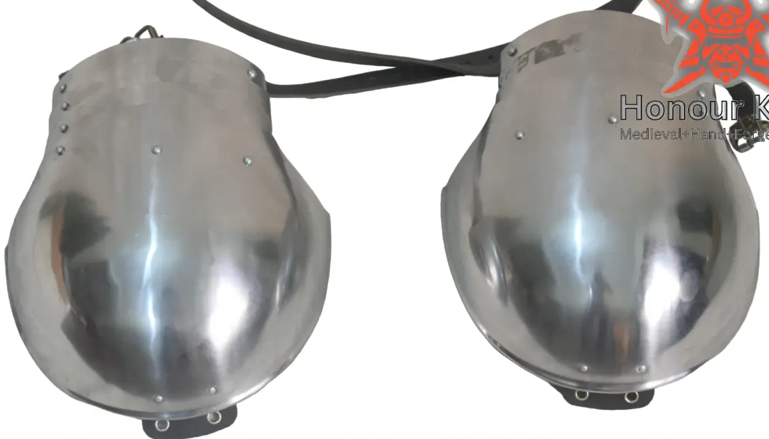 functional medieval shoulder armor steel