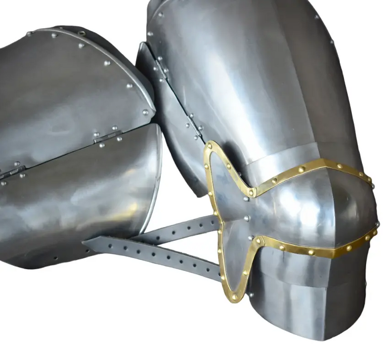 buhurt legal italian thigh armor pair