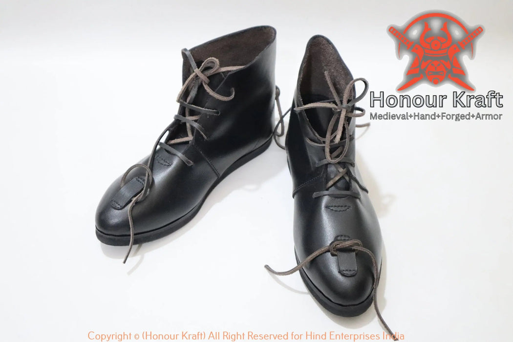 historical combat footwear for medieval armor