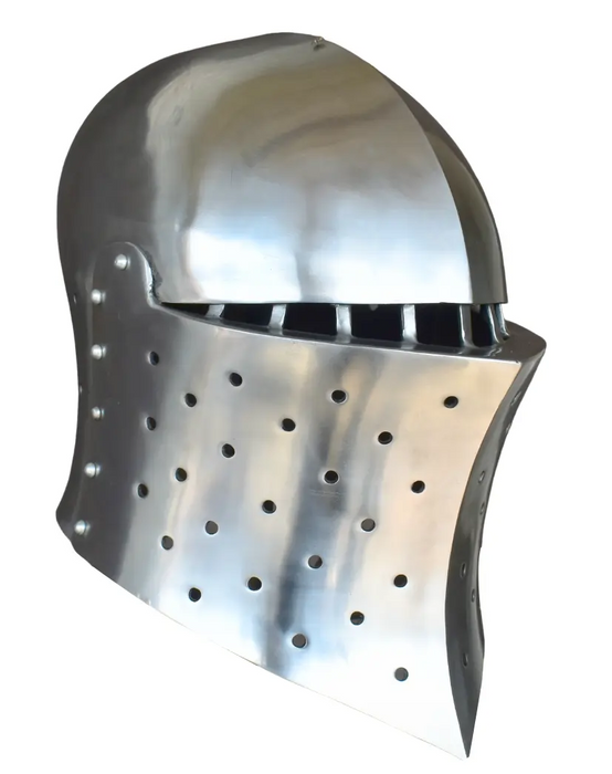IMCF battle ready samson steel helmet for tournaments

full contact samson helmet for medieval MMA buhurt