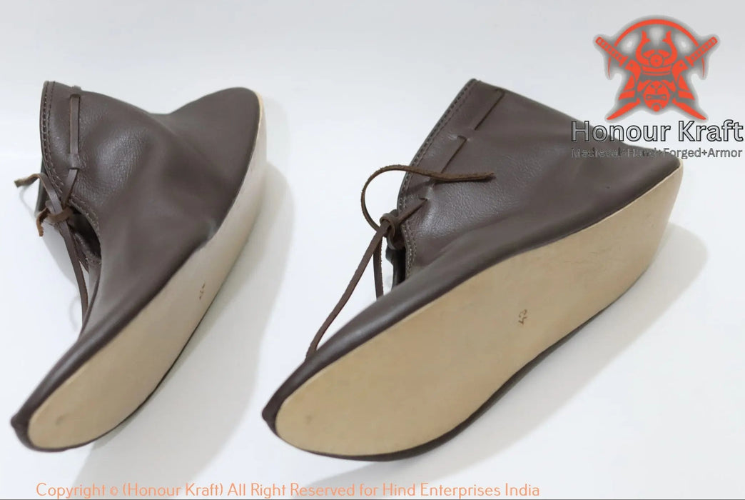 handmade viking haithabu shoes leather