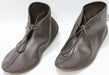 viking turn-sewn leather shoes front view black Honour Kraft
Haithabu style high ankle leather shoes side view brown cowhide
mundane sole detail turn-sewn extract outsole 4mm vegetable tanned cowhide tan
historical reenactment medieval turnshoe green leather boots lacing above and below ankle