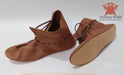 Period correct medieval turn shoes leather