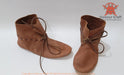 Medieval low shoes turn shoes handcrafted leather