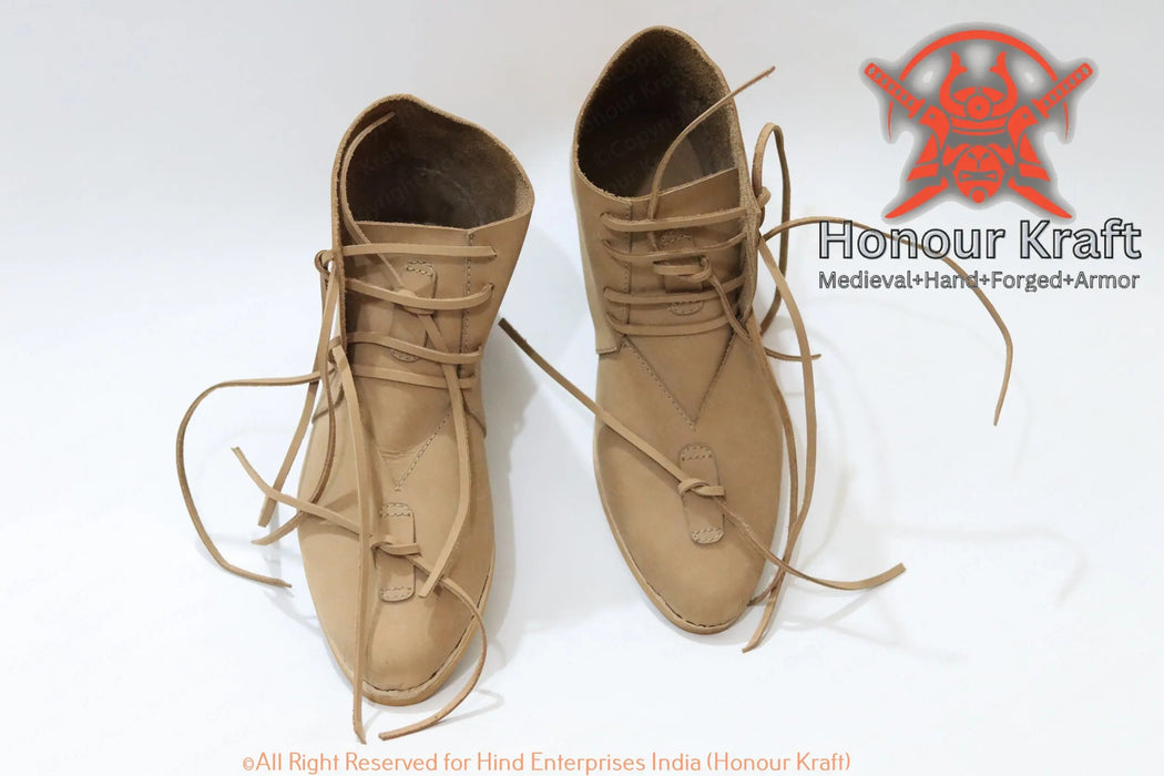 anti-slip medieval combat boots
handcrafted leather buhurt boots
medieval armor footwear