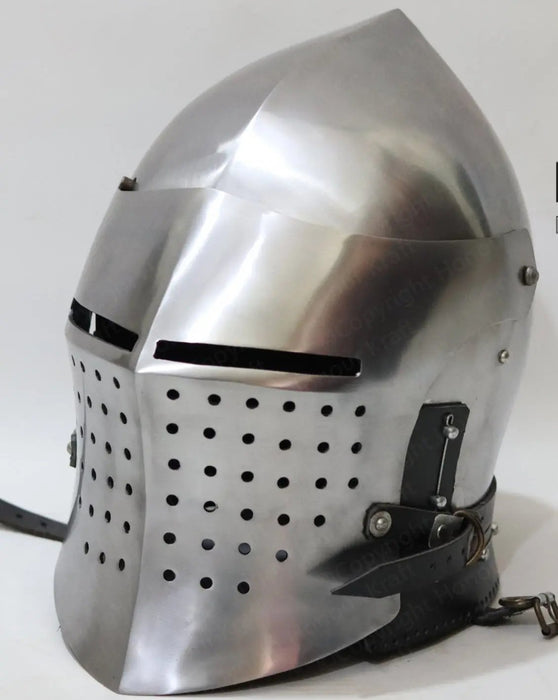 Spoleto bascinet helmet armor for buhurt hmb and sca armored combat