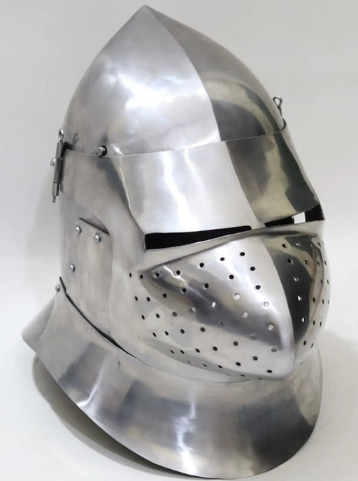 great helmet for sca helmet armor medieval bascinet for buhurt india honour kraft
