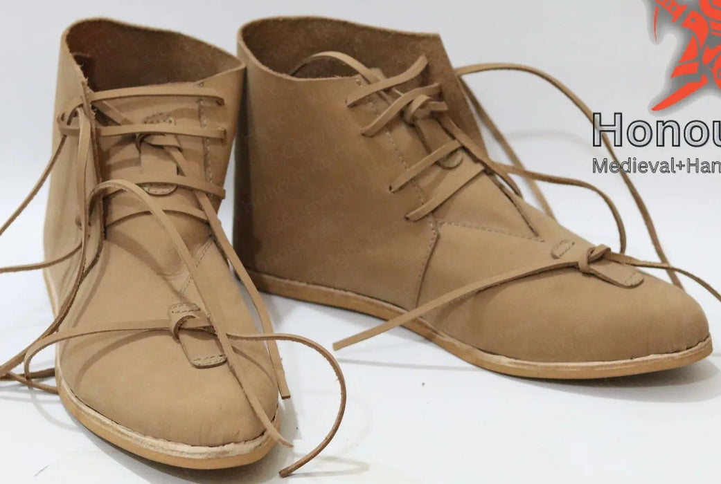 medieval combat boots type 1
buhurt boots leather protection