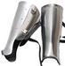 medieval armor greaves pair of steel buhurt legs armor medieval armor medieval reenactment armor sca armors honour kraft