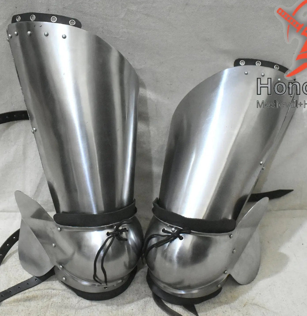 Leg Armor medieval steel leg armor for buhurt — Honour Kraft