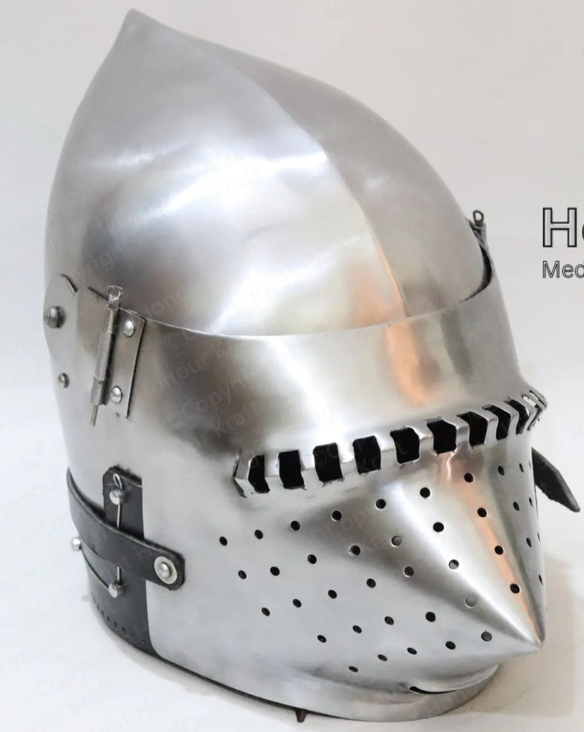 Houndskull pig-face bascinet helmet type -1