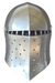 samson medieval steel helmet for buhurt full contact combat

HMB legal samson style medieval helmet reinforced steel